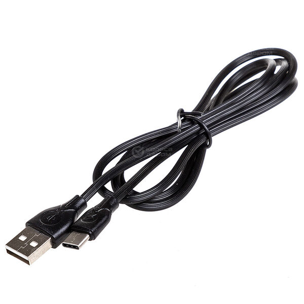 Кабель USB - Type-C 3.0А 1м SKYWAY (черный в коробке) в Октябрьском