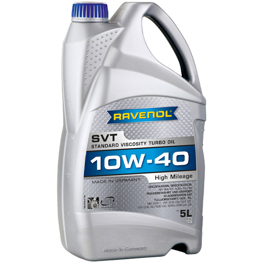 Моторное масло Ravenol SVT Standard Viscosity Turbo Oil 10W-40, 5 л