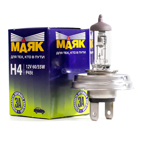 Лампа Маяк Standard - H4-55 Вт, 1 шт. в Саратове