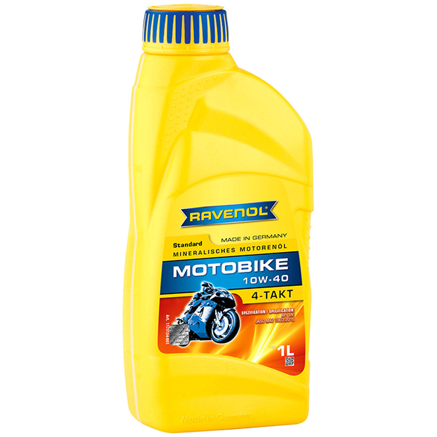 Масло 4-х тактное Ravenol Motobike 4-T Standard 10W-40 1л