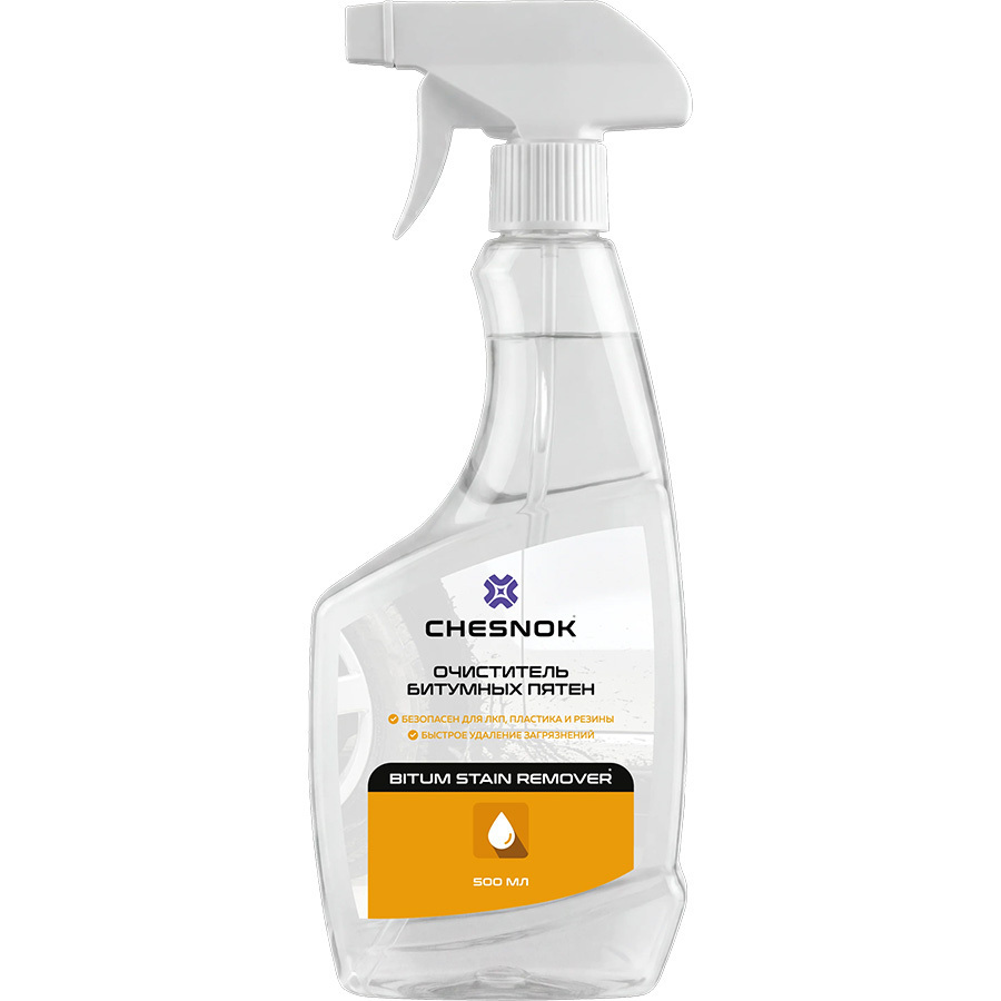 Очиститель битумных пятен CHESNOK Bitum stain remover 500мл (art.EC-A35/500)