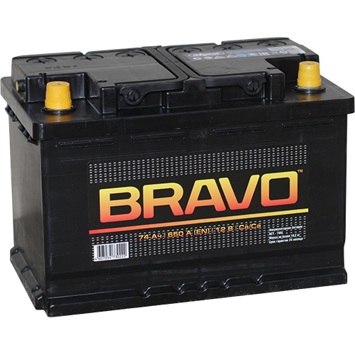 Аком Автомобильный аккумулятор Аком Bravo 74 Ач прямая полярность L3