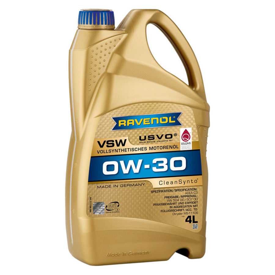 Моторное масло Ravenol VSW 0W-30, 4 л