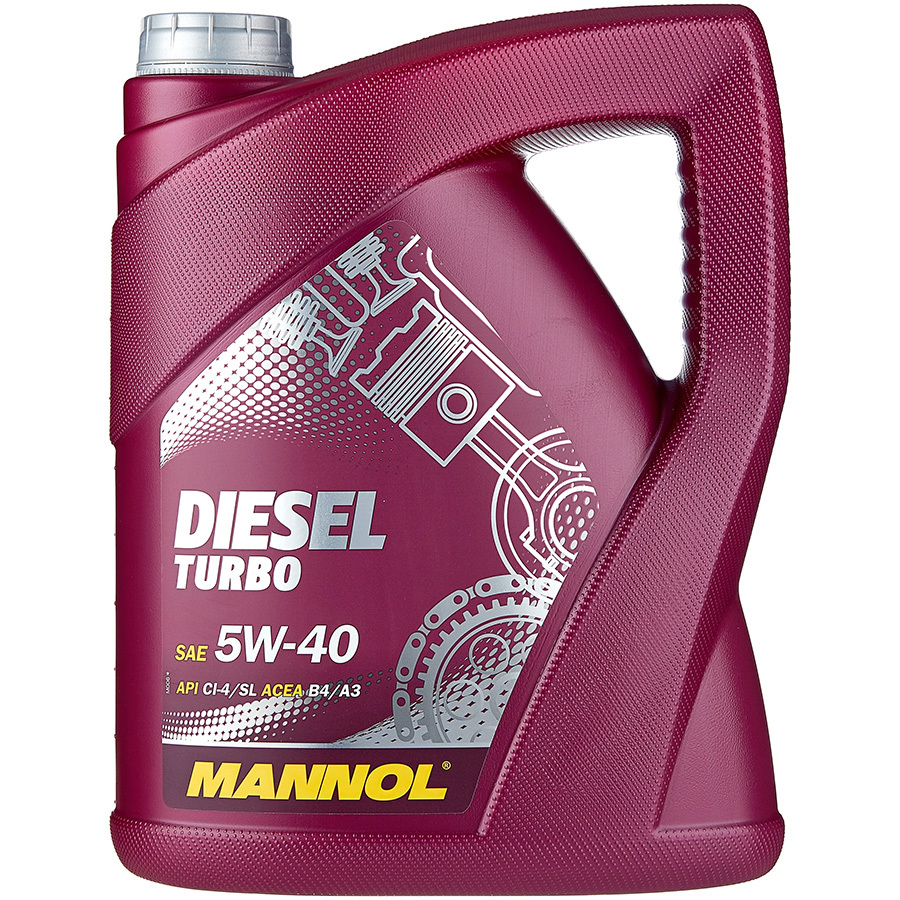 Моторное масло MANNOL Diesel Turbo 5W-40, 5 л