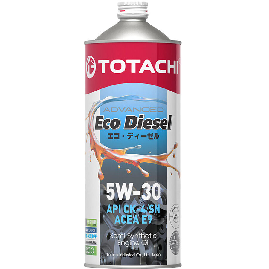 Масло моторное Totachi Eco Diesel Semi-Synthetic CK-4CJ-4SN 10W-40 1л 1180₽