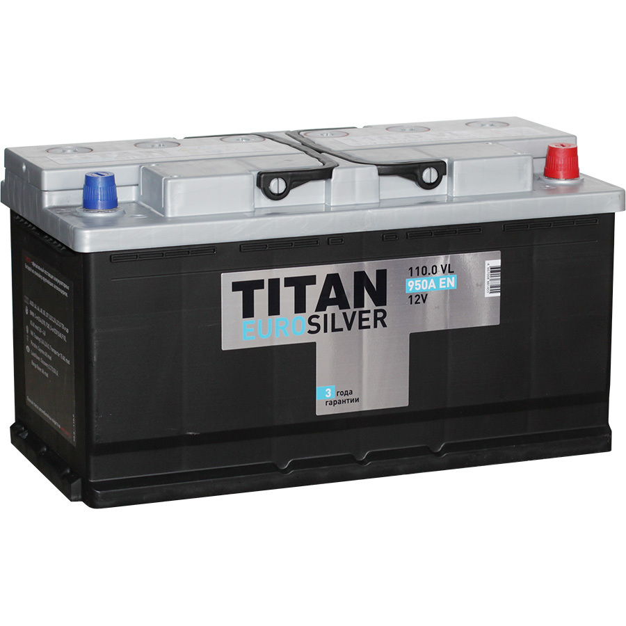 Автомобильный аккумулятор Titan Euro Silver 110 Ач обратная полярность L5