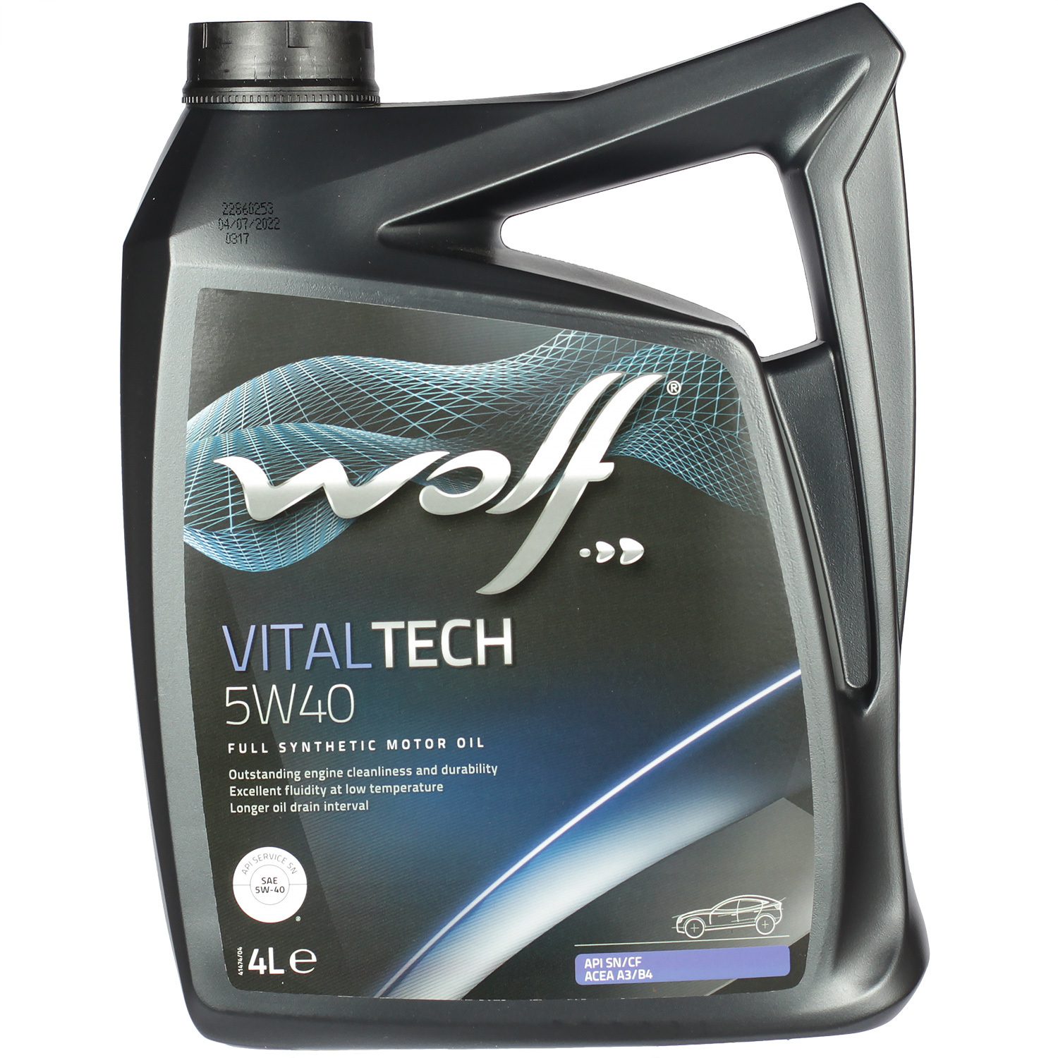 Масло моторное WOLF VITALTECH 5W-40 4л Вид №1