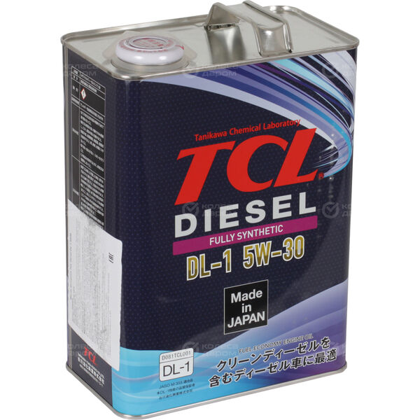 Моторное масло TCL Diesel DL-1 5W-30, 4 л в Кирове