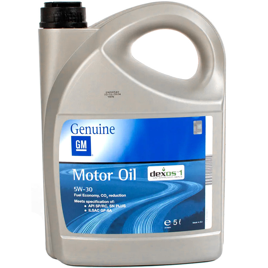 General Motors Моторное масло General Motors Dexos 1 Gen2 5W-30, 5 л