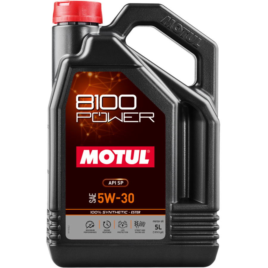 Моторное масло Motul 8100 Power 5W-30, 5 л