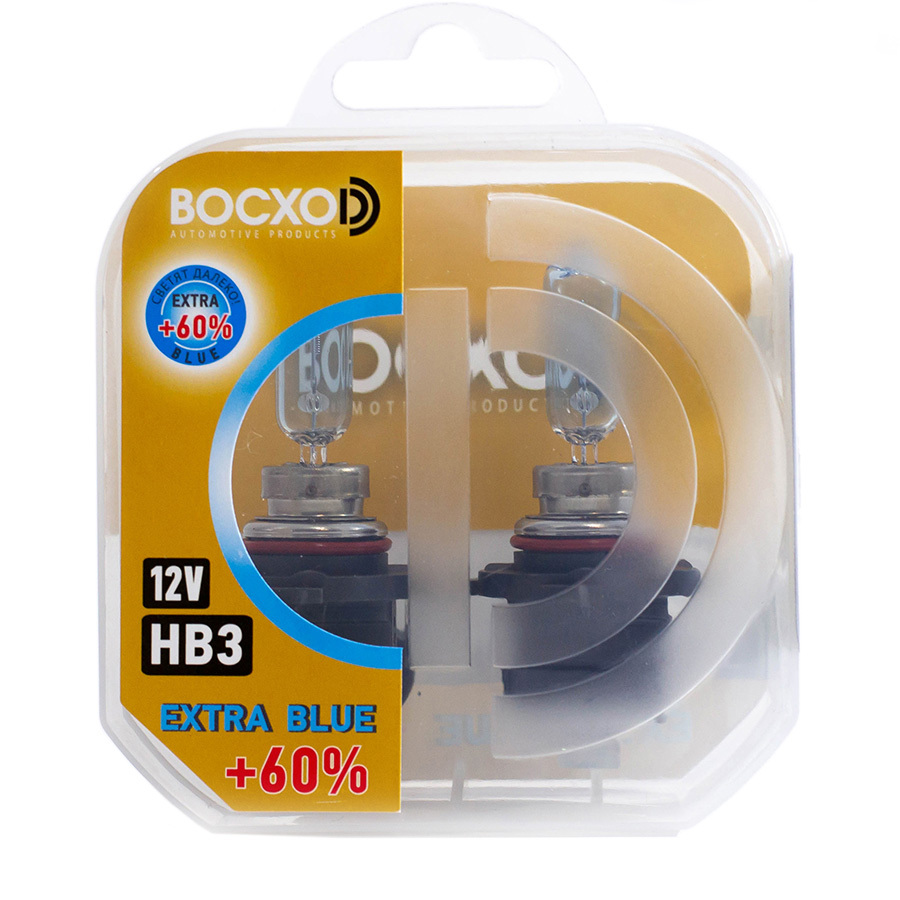 Автолампа BocxoD Лампа BocxoD Extra Blue+60 - HB3-65 Вт, 2 шт.