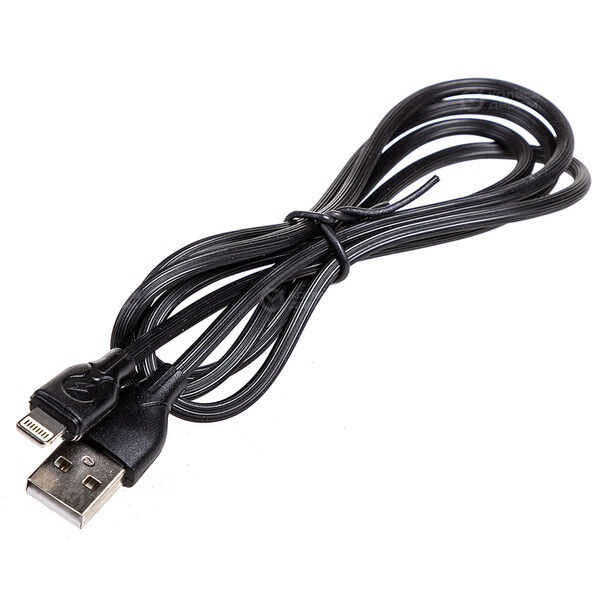 Кабель USB - Lightning 3.0А 1м SKYWAY (черный в коробке) в Октябрьском