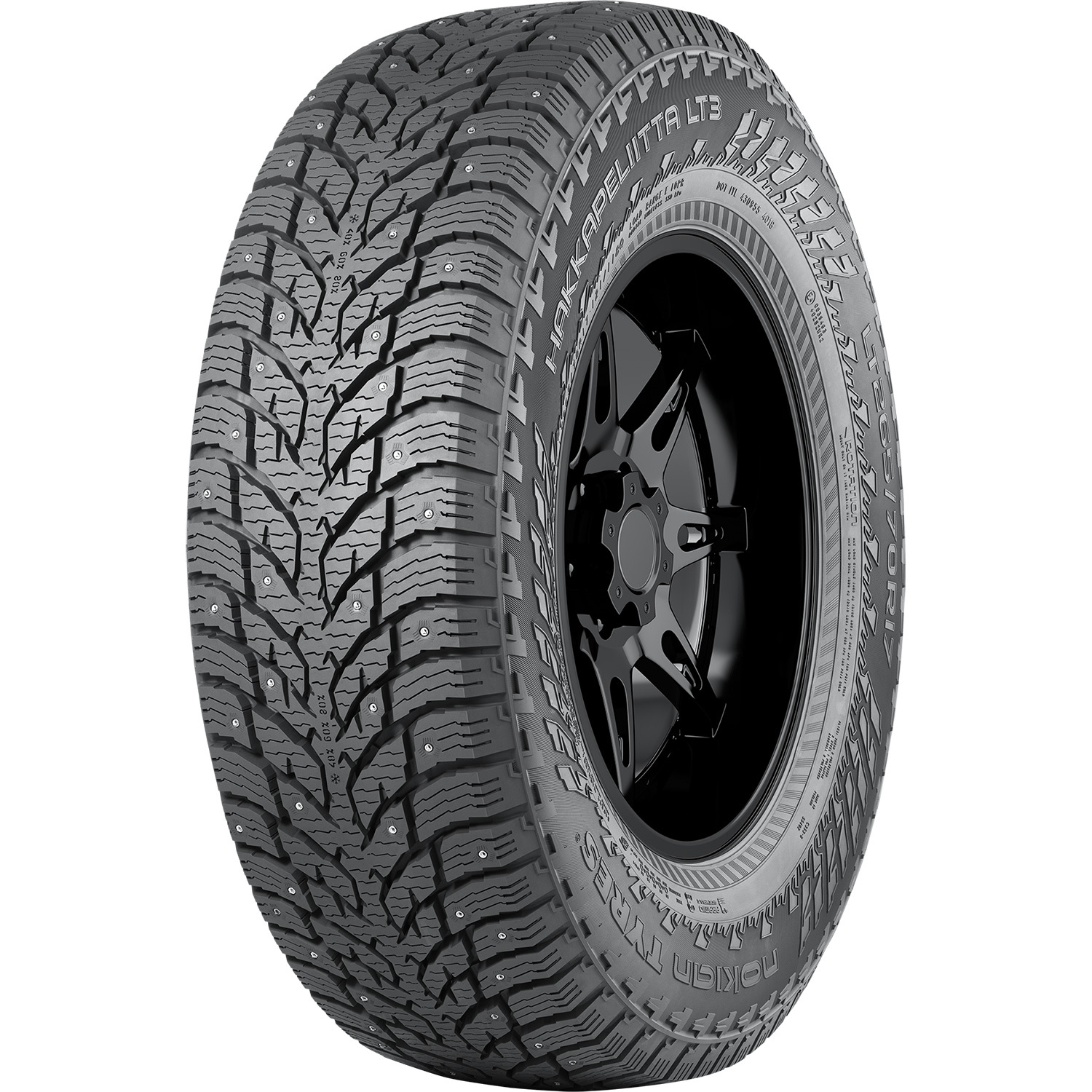 Автомобильная шина Nokian Tyres Hakkapeliitta LT3 245/75 R16 120Q Шипованные nokian tyres outpost at 245 75 r16 120s без шипов