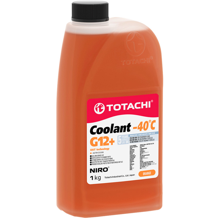 Антифриз Totachi NIRO Coolant оранжевый G12+ -40 1кг