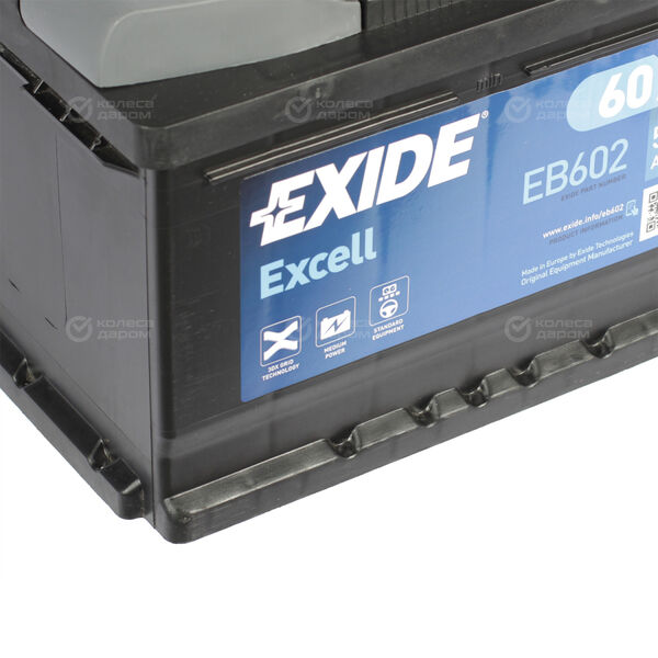 Автомобильный аккумулятор Exide EXCELL 60 Ач обратная полярность LB2 в Златоусте