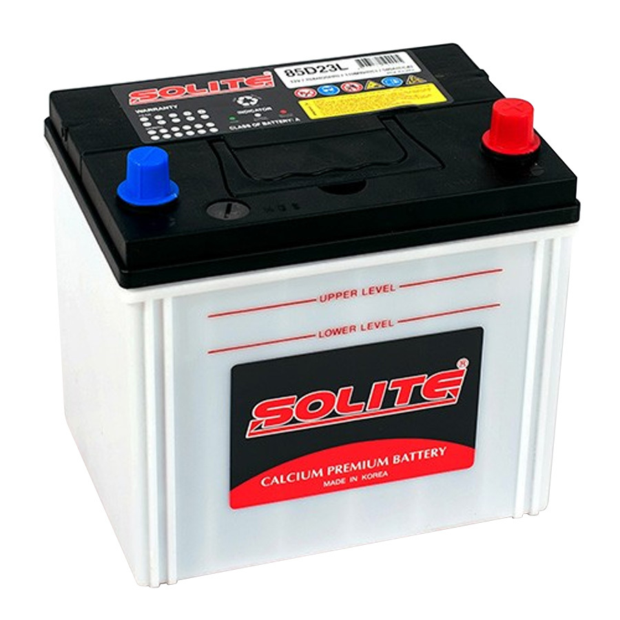 Solite Автомобильный аккумулятор Solite 70 Ач обратная полярность D23L solite автомобильный аккумулятор solite 85 ач обратная полярность d23l