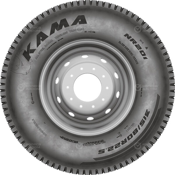 Грузовая шина Кама NR201 R19.5 285/70 145/143M TL   Ведущая в Тюмени