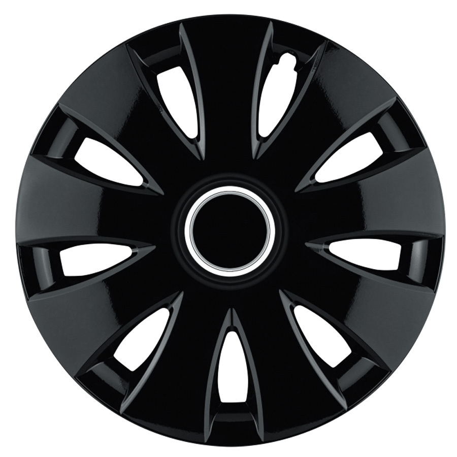 Jestic Колпаки колесные Jestic Aura Ring 14" черный 4шт