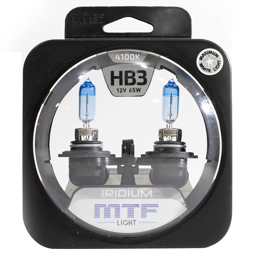 Автолампа MTF Лампа MTF Light Iridium - HB3-65 Вт-4100К, 2 шт.