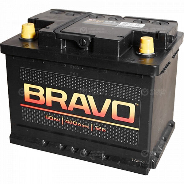 Автомобильный аккумулятор Аком Bravo 60 Ач обратная полярность L2 в Миассе