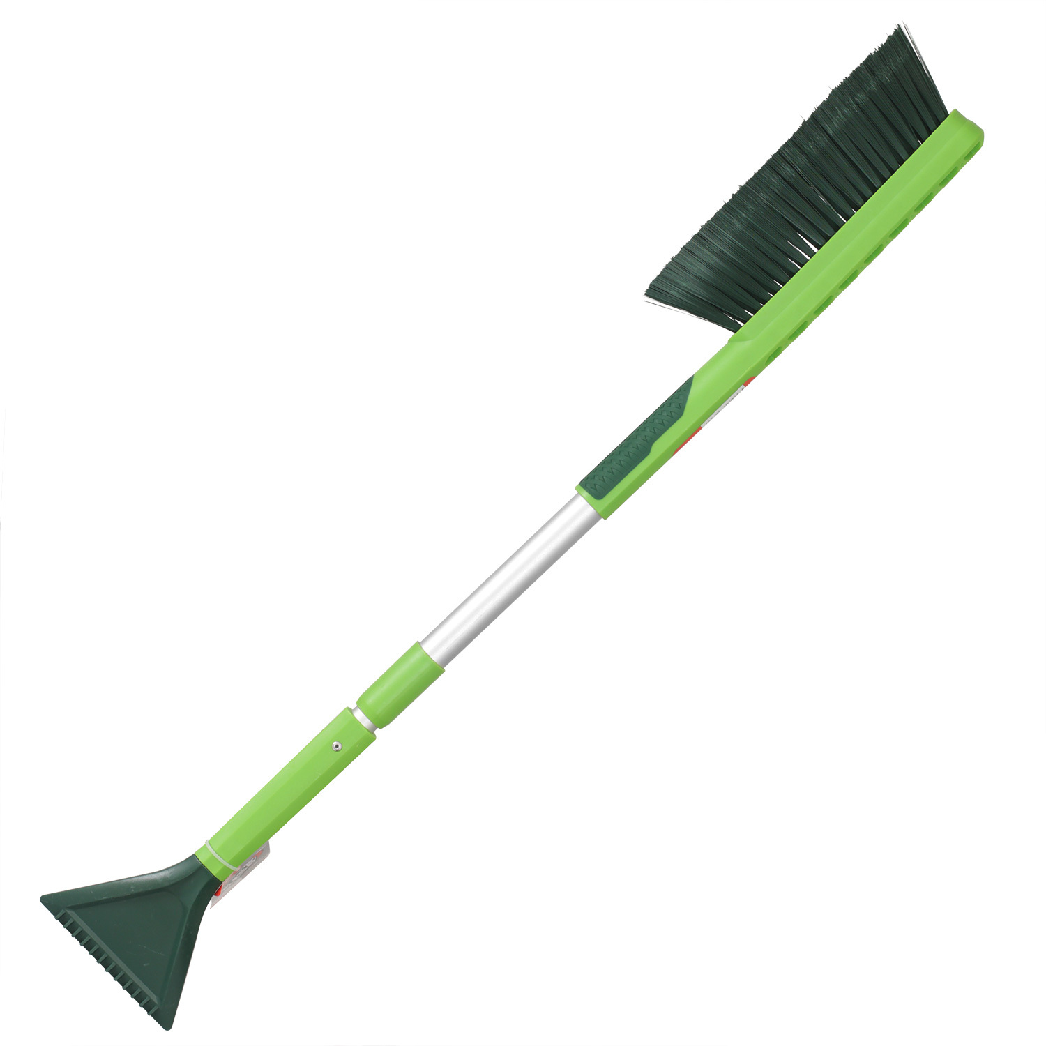 Все для зимы Li-sa Щетка для снега Li-Sa cо скребком раздвижная салатово-зеленая 82-100 см (art.LS279)