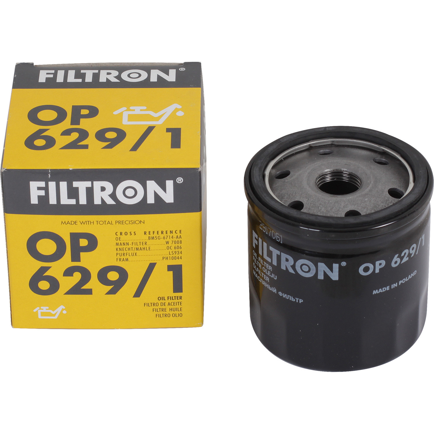 фильтры filtron фильтр масляный filtron op613 Фильтры Filtron Фильтр масляный Filtron OP6291