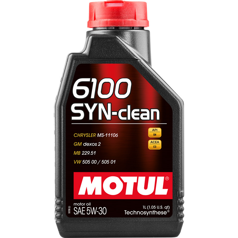 Motul Моторное масло Motul 6100 SYNCLEAN 5W-30, 1 л motul моторное масло motul 6100 syn clean 5w 30 5 л