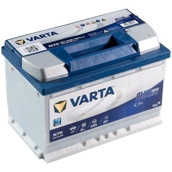 Автомобильный аккумулятор Varta 70 Ач обратная полярность L3 в Белебее