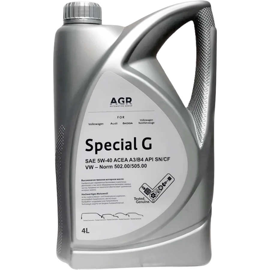 Моторное масло AGR SPECIAL G 5W-40, 4 л