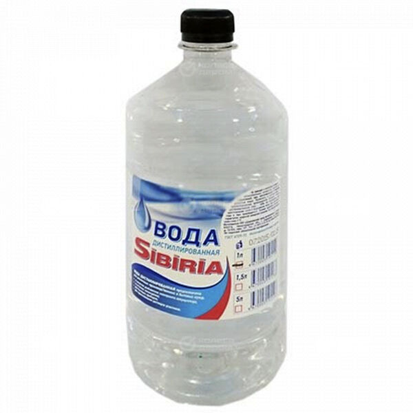 Вода дистиллированная Sibiria 1л в Ялуторовске