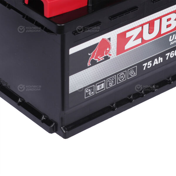 Автомобильный аккумулятор Zubr 75 Ач прямая полярность L3 в Ирбите