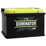 Автомобильный аккумулятор Dominator 75 Ач обратная полярность L3