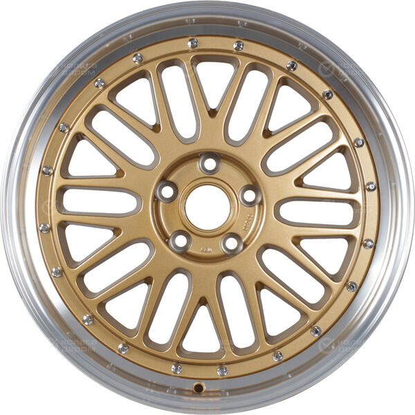 Колесный диск Keskin Tuning KT22  8.5xR19 5x112 ET45 DIA72.6 золотой с полированным ободом в Тюмени
