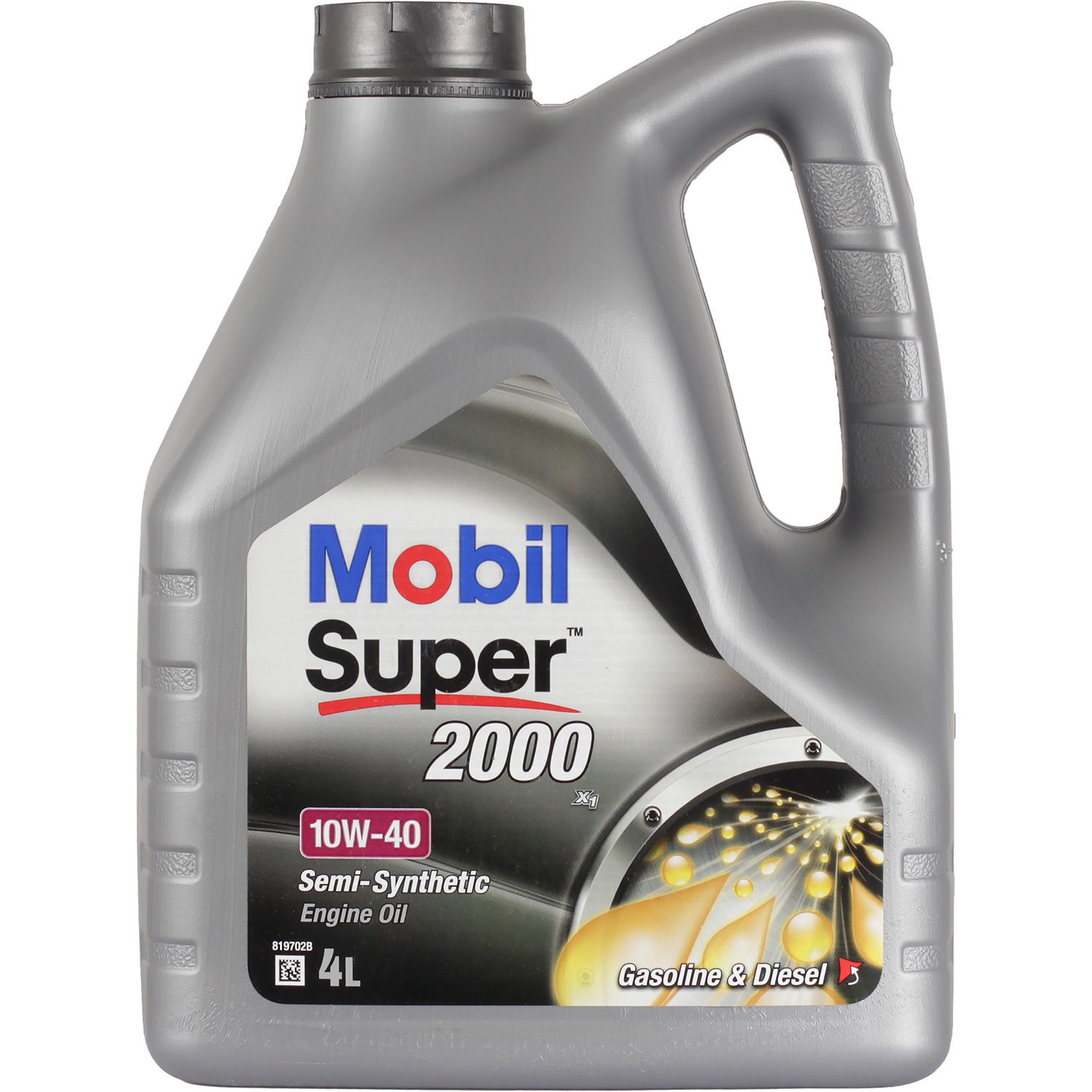 Mobil Моторное масло Mobil Super 2000 X1 10W-40, 4 л масло моторное mobil super 2000 x1 10w 40 1 л