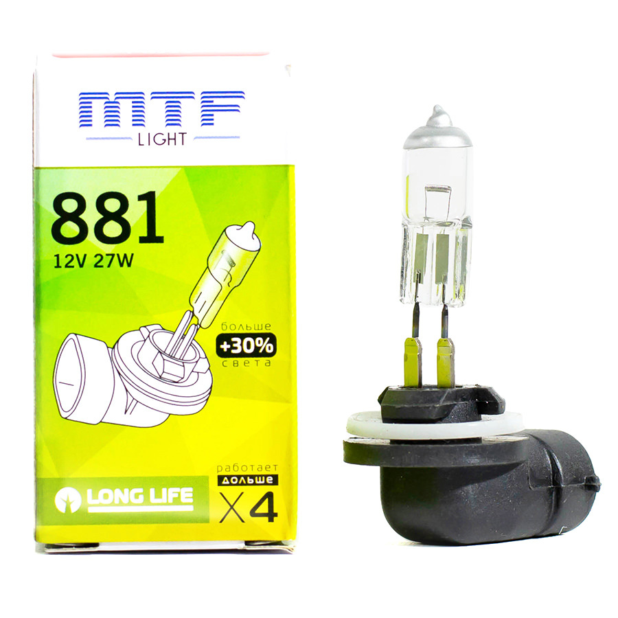 Автолампа Лампа MTF Light Long Life - H27/2-27 Вт-3000К, 1 шт.
