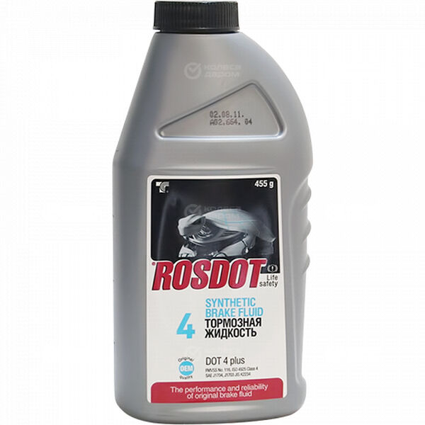 Жидкость тормозная Rosdot DOT4 455г г.Дзержинск в Саратове