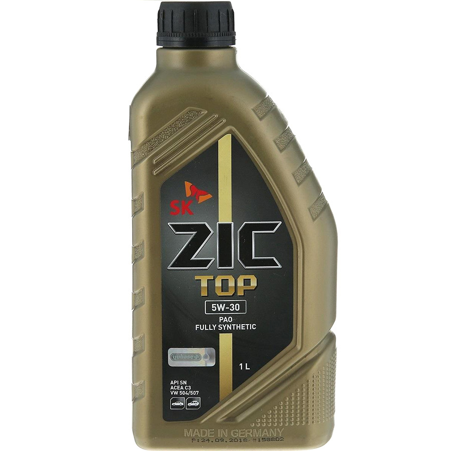 ZIC Моторное масло ZIC Top 5W-30, 1 л масло моторное zic x5 5w 30 1 л