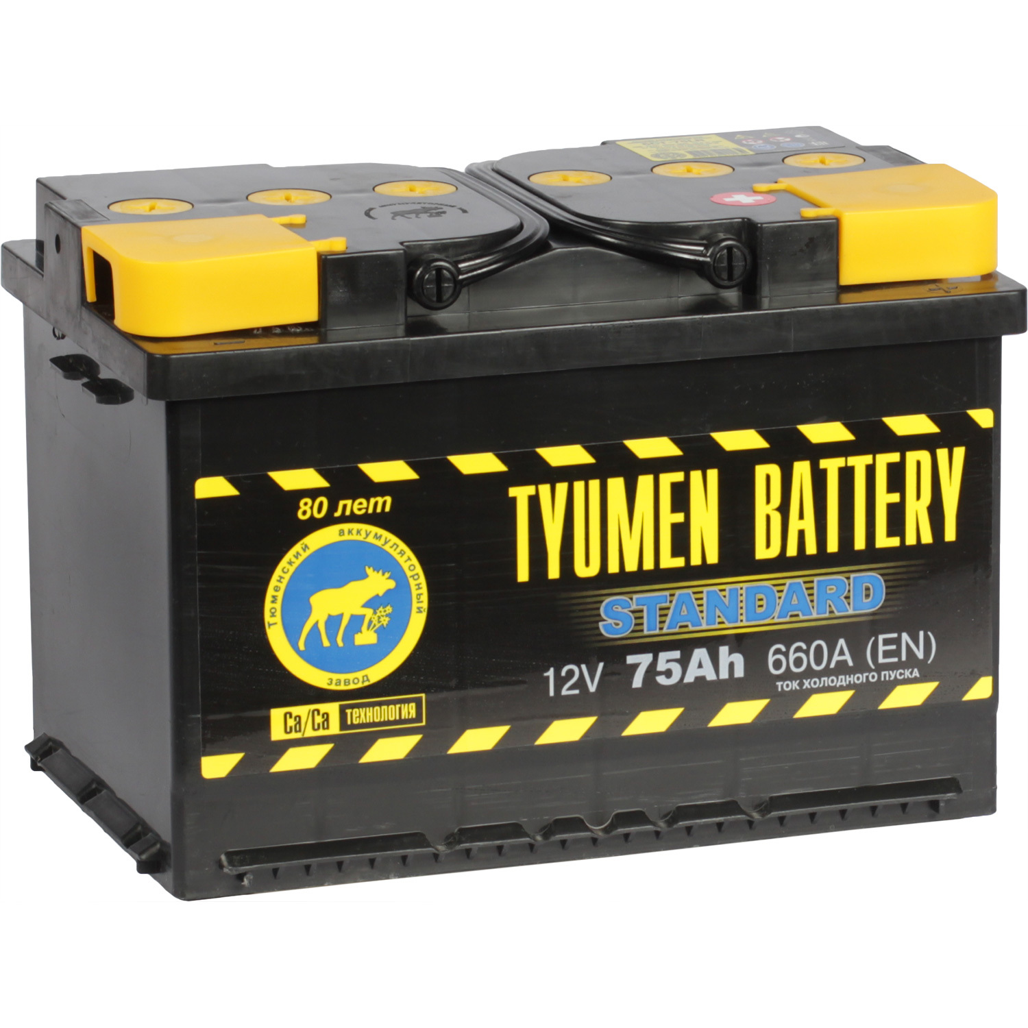 Tyumen Battery Автомобильный аккумулятор Tyumen Battery Standard 75 Ач обратная полярность L3 tyumen battery автомобильный аккумулятор tyumen battery asia 40 ач обратная полярность b19l