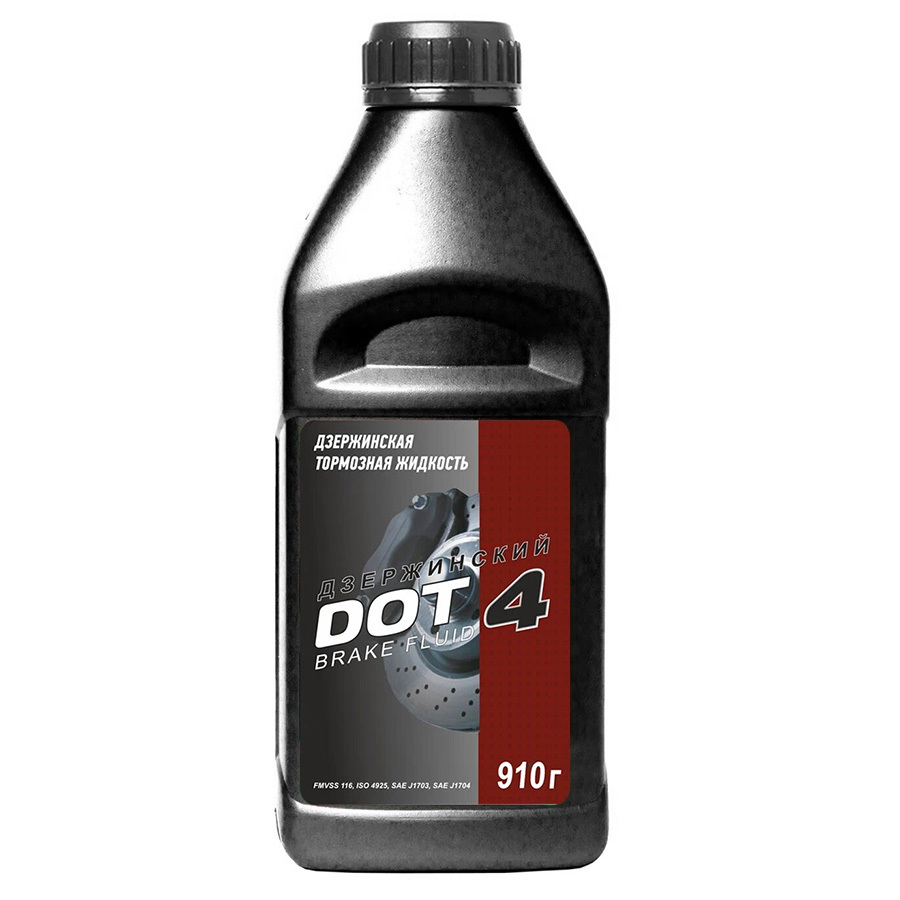 Жидкость тормозная DOT-4 BRAKE FLUID 0.910 л