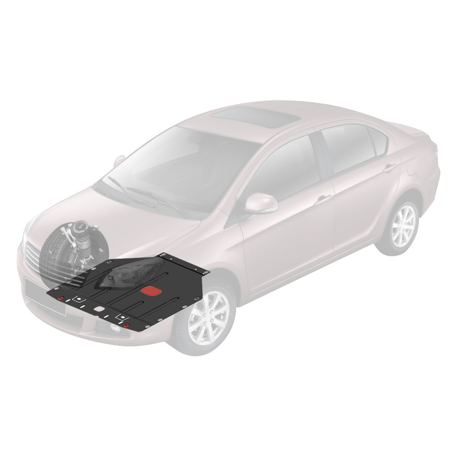 цена AutoMax Защита картера и КПП AutoMax для Lada/Datsun Vesta седан, универсал, универсал Cross, седан Sport 2015-, сталь (1.5 мм), без крепежа (AM.6038.1)