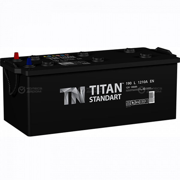 Грузовой аккумулятор TITAN Standart 190Ач п/п в Нефтекамске