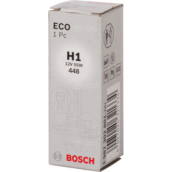 Лампа Bosch Eco - H1-55 Вт-3200К, 1 шт. в Омске