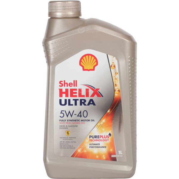 Моторное масло Shell Helix Ultra 5W-40, 1 л в Омске