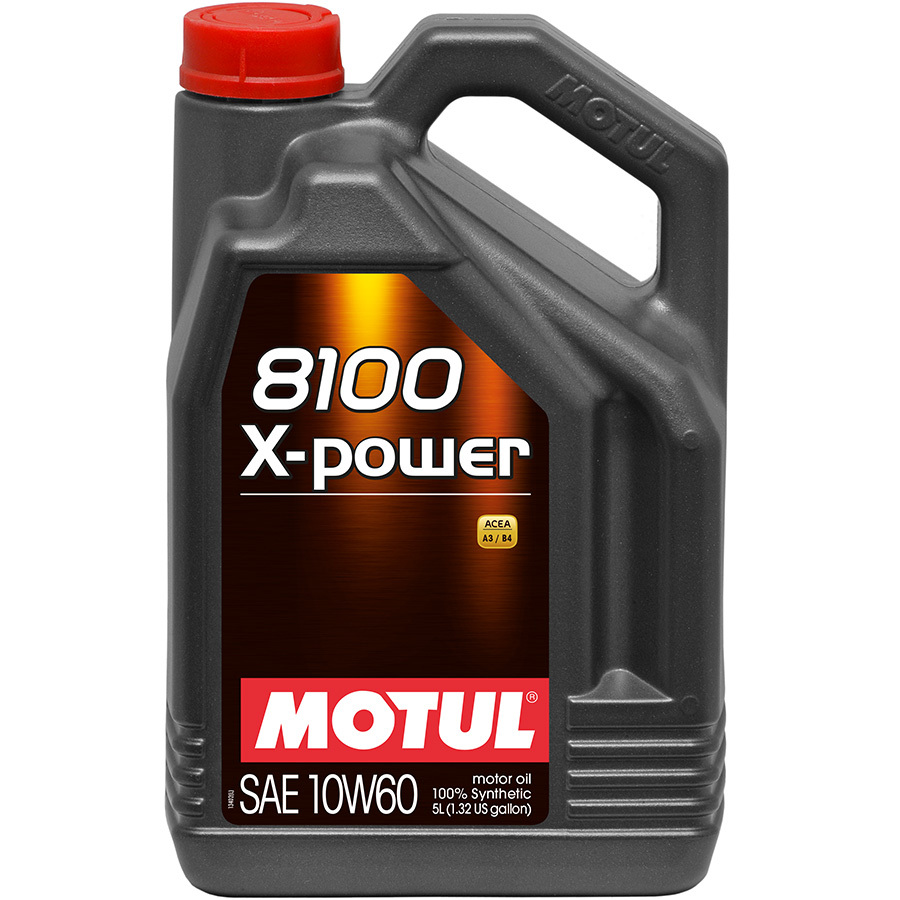 Моторное масло Motul 8100 X-power 10W-60, 5 л