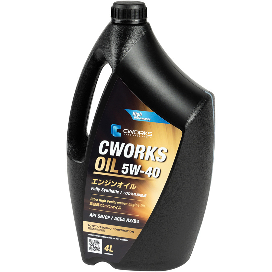 CWORKS Масло моторное Cworks OIL 5W-40 4л cworks моторное масло cworks superia oil 5w 30 4 л