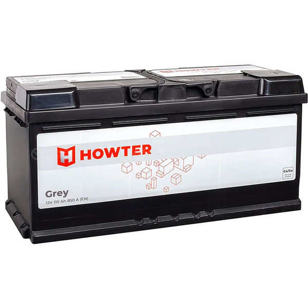 Автомобильный аккумулятор Howter Grey 110 Ач обратная полярность L5 в Нурлате
