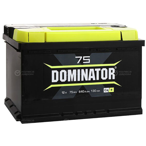 Автомобильный аккумулятор Dominator 75 Ач прямая полярность L3 в Ишиме
