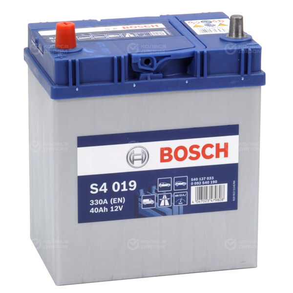 Автомобильный аккумулятор Bosch Asia 540 127 033 40 Ач прямая полярность B19R в Янауле