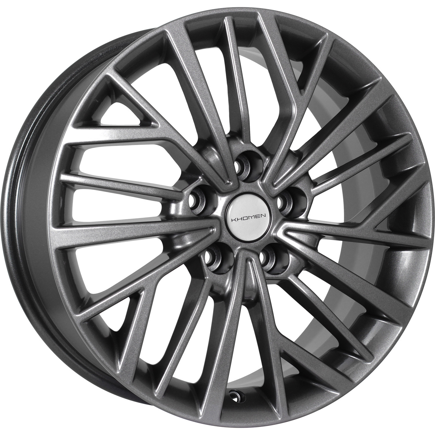 Колесный диск KHOMEN KHW1717 (ZV_17 Qashqai) 7x17/5x114.3 D66.1 ET40 Gray