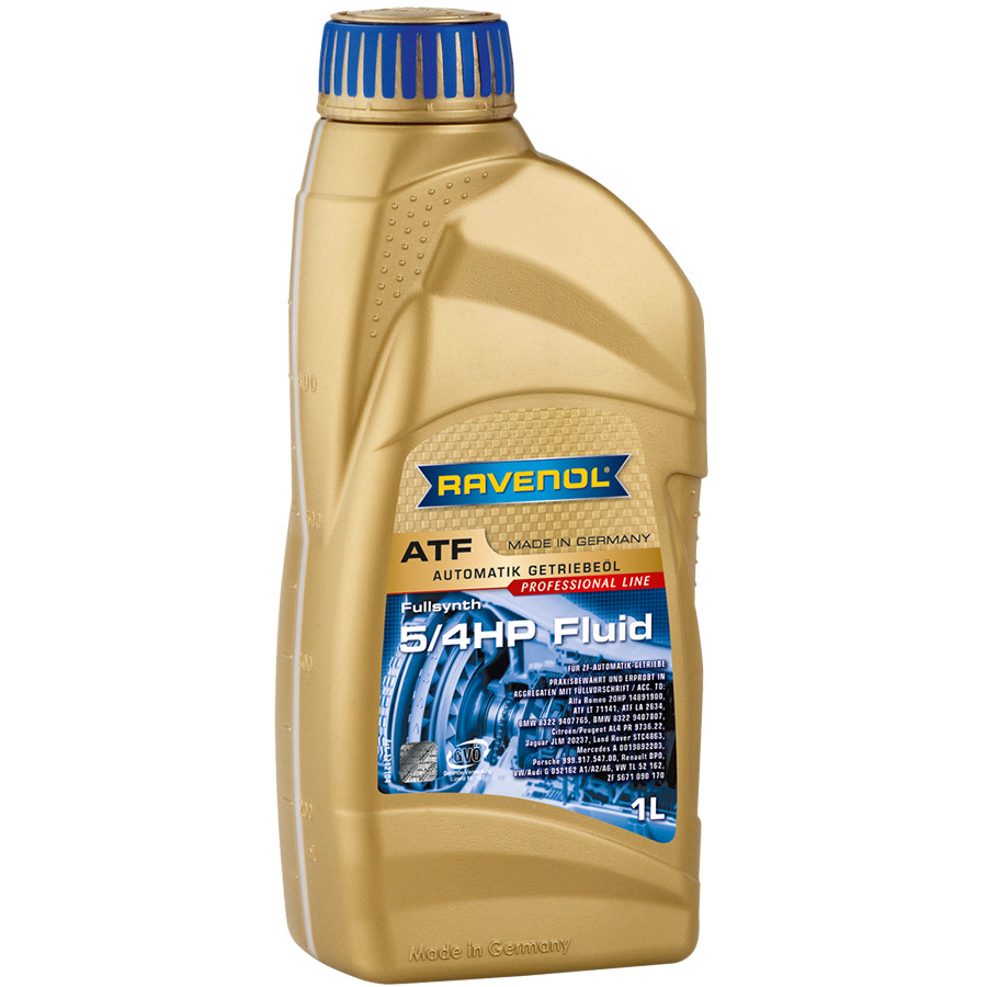 Масло трансмиссионное Ravenol ATF 5/4 HP Fluid 1л